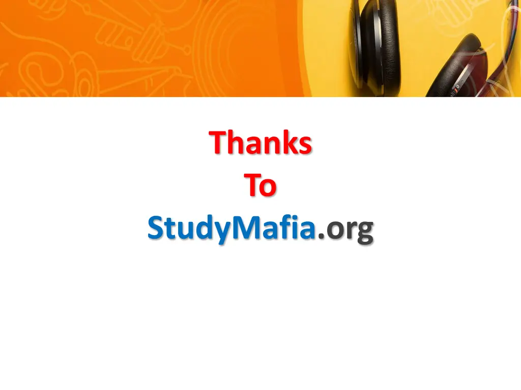 thanks to