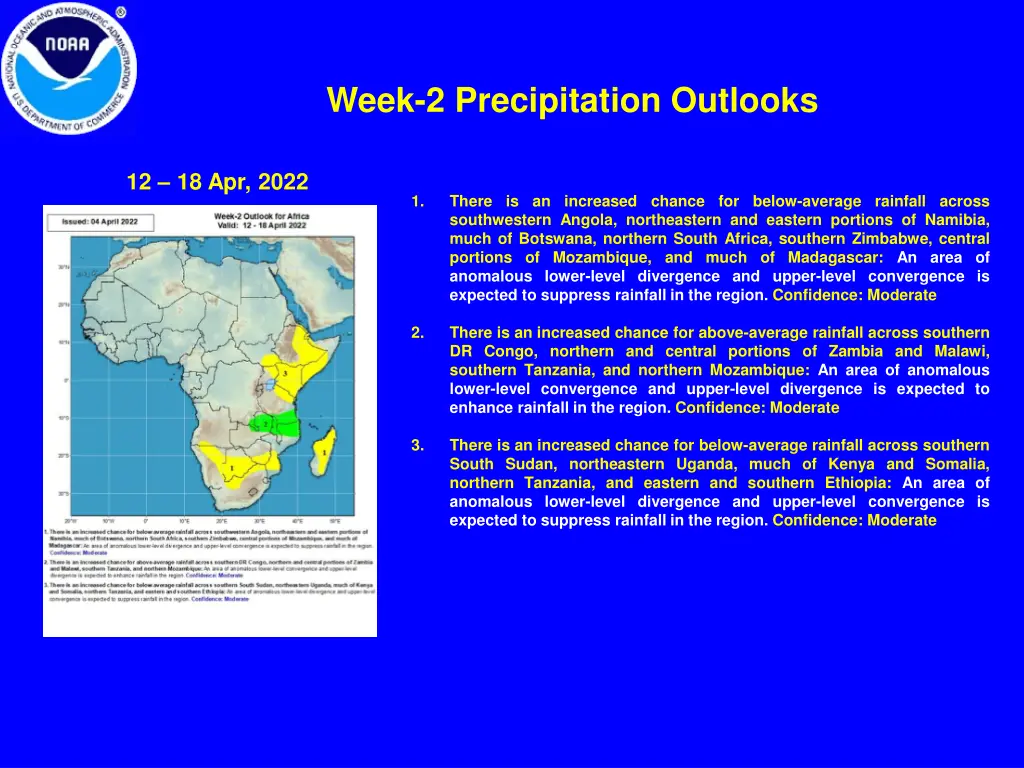 week 2 precipitation outlooks