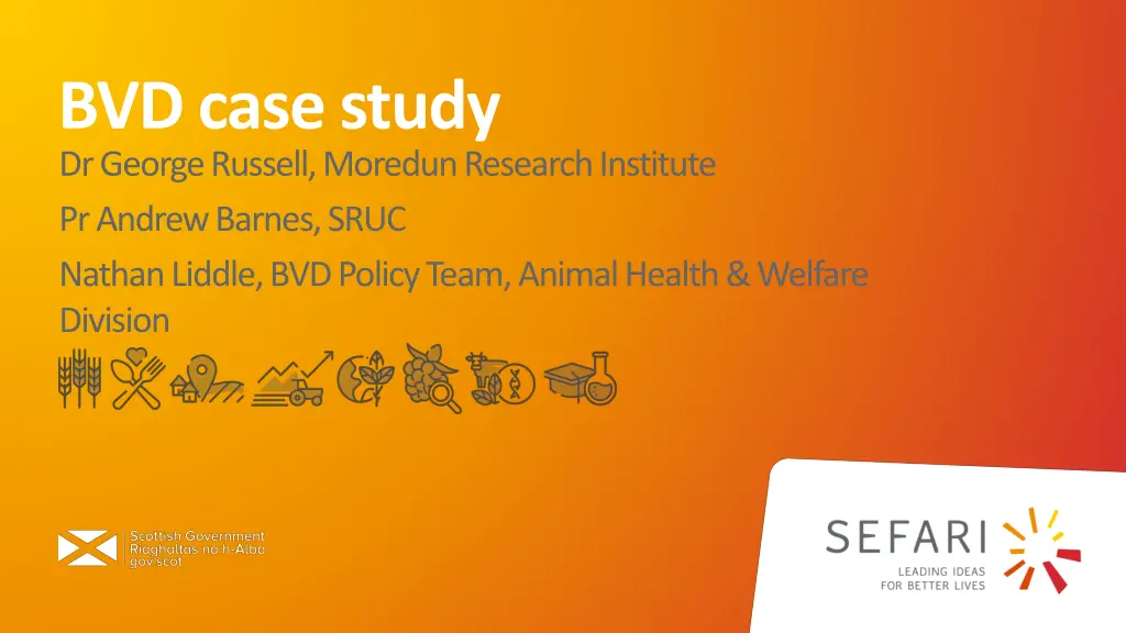 bvd case study dr george russell moredun research