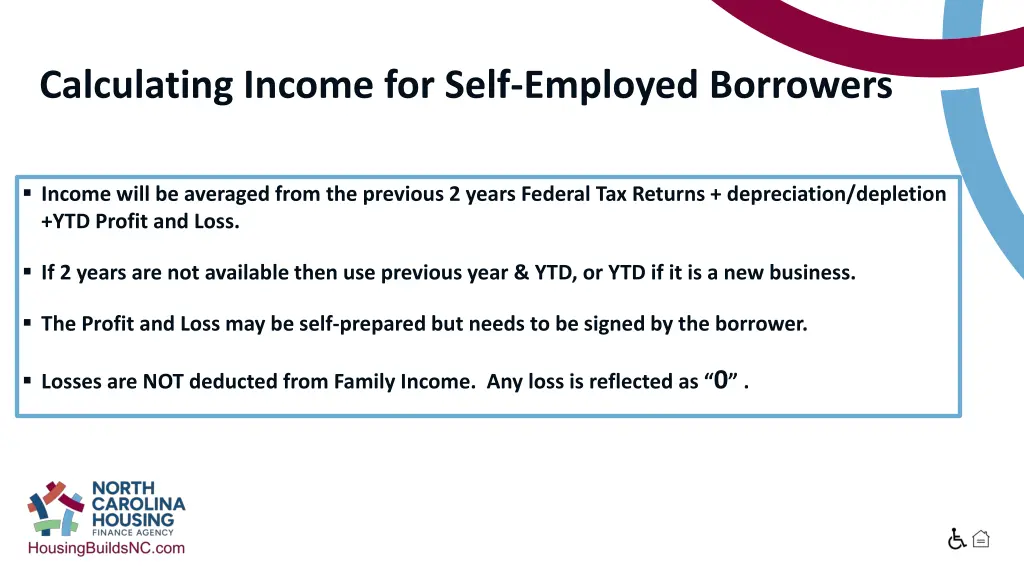 calculating income for self employed borrowers