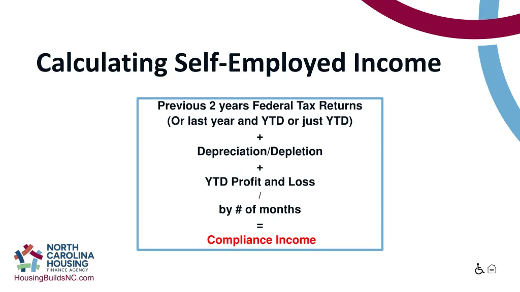 calculating self employed income
