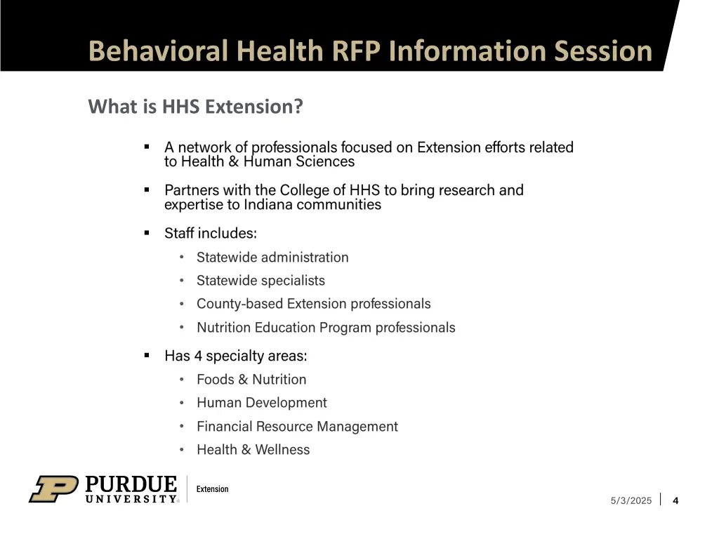 behavioral health rfp information session 2