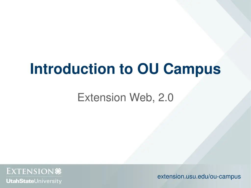 introduction to ou campus