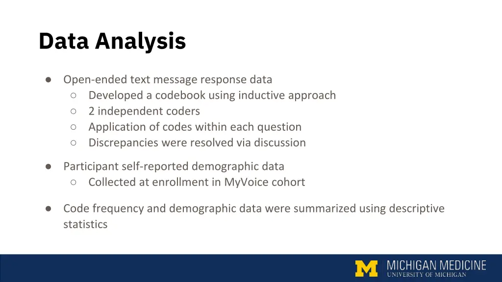 data analysis