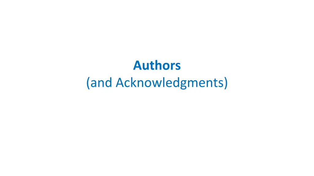 authors