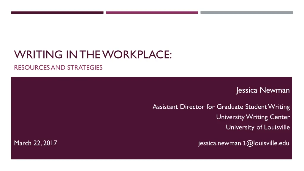 writing in the workplace resources and strategies