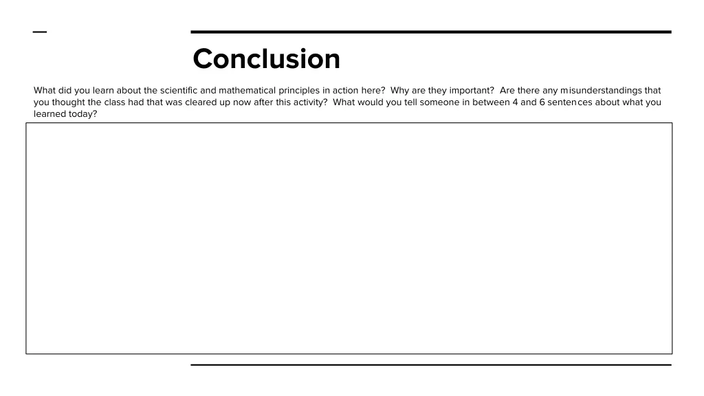 conclusion