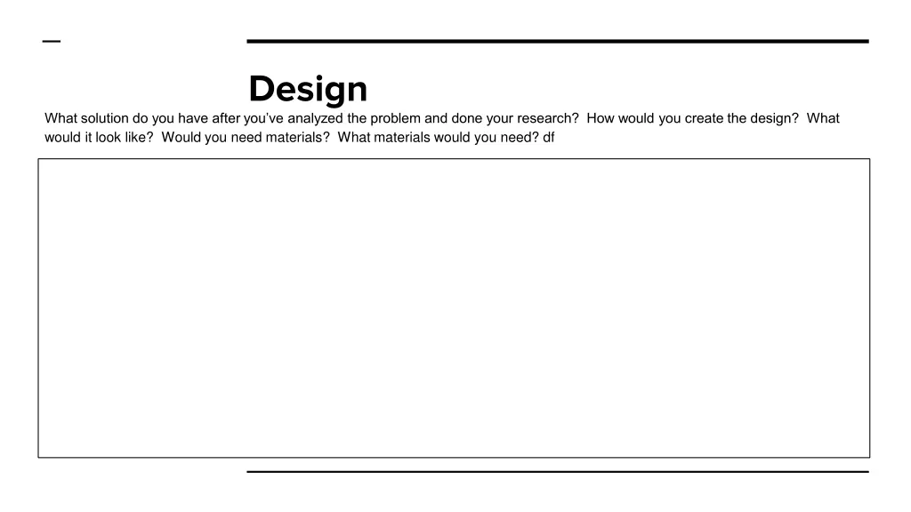 design