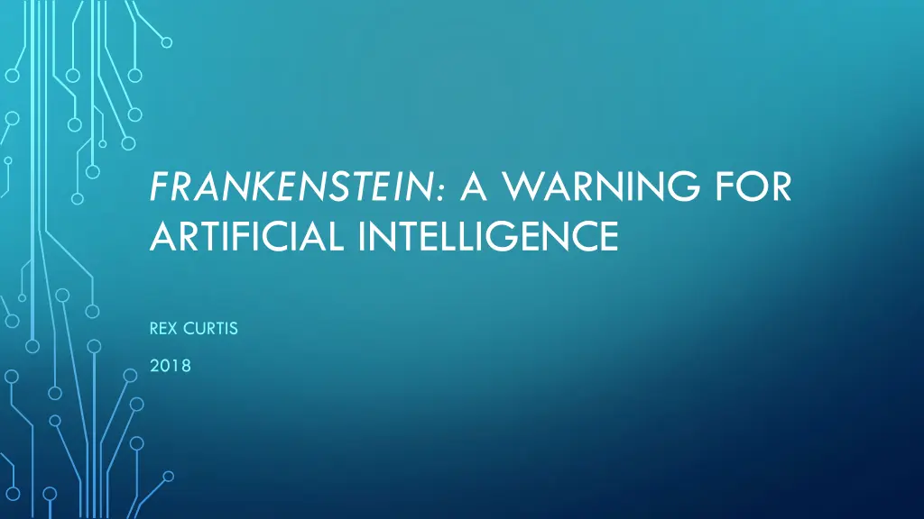 frankenstein a warning for artificial intelligence
