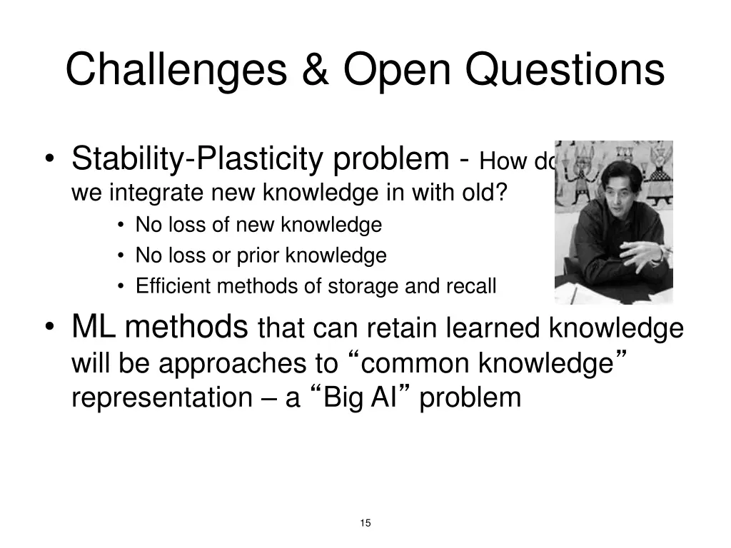 challenges open questions