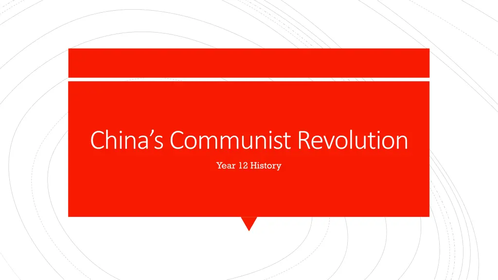 china s communist revolution year 12 history