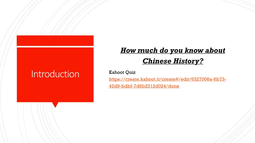 how much do you know about chinese history