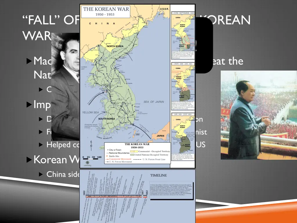 fall of china 1949 and korean war commie