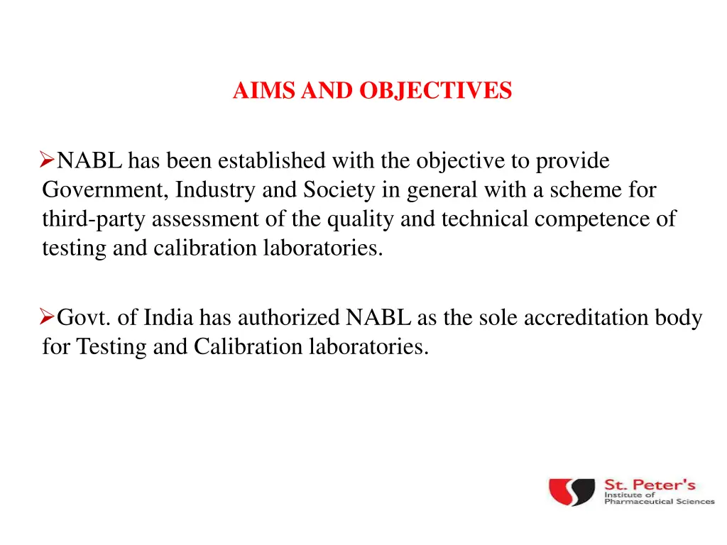 aims and objectives