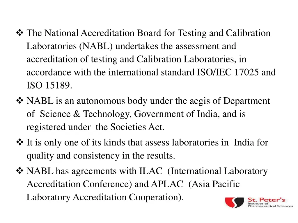 the national accreditation board for testing