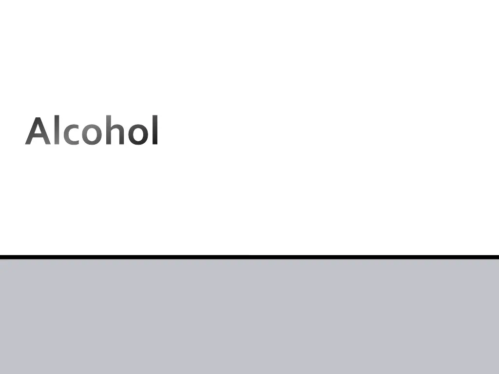 alcohol