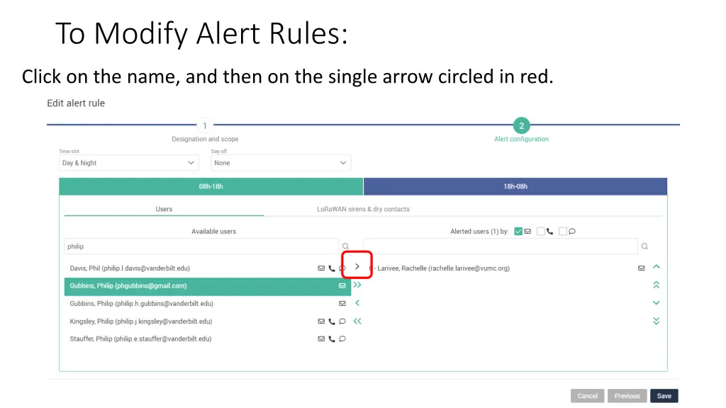 to modify alert rules 10