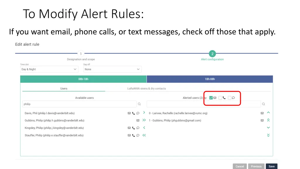 to modify alert rules 11