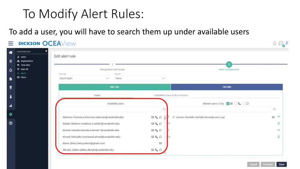 to modify alert rules 9
