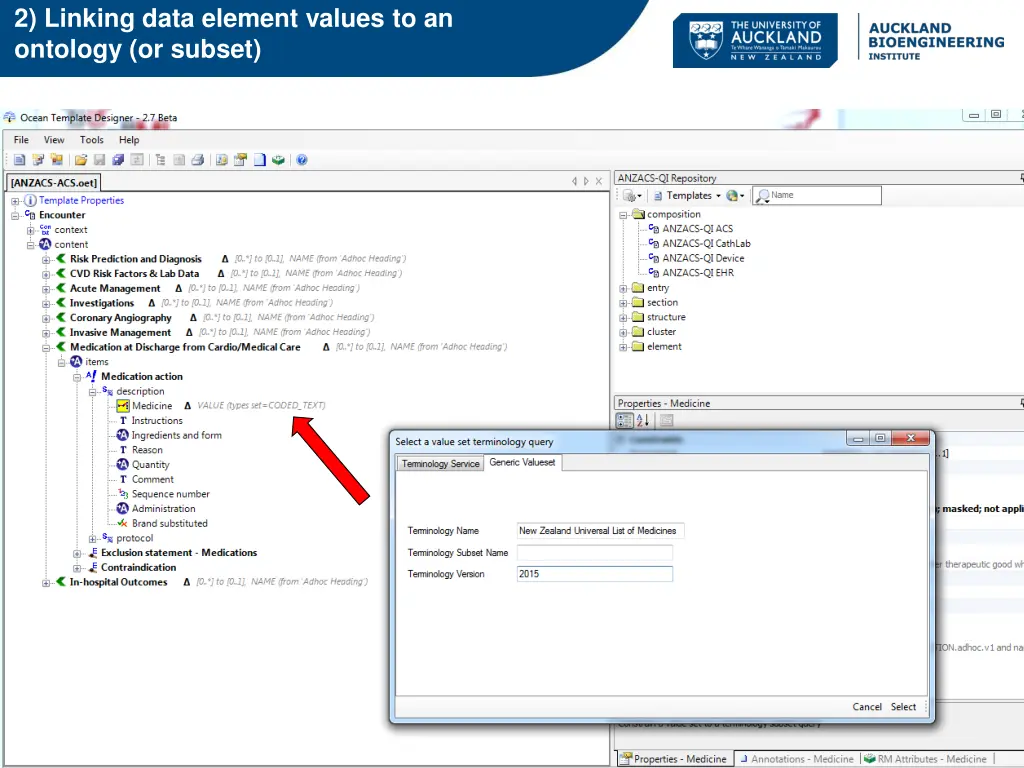 2 linking data element values to an ontology