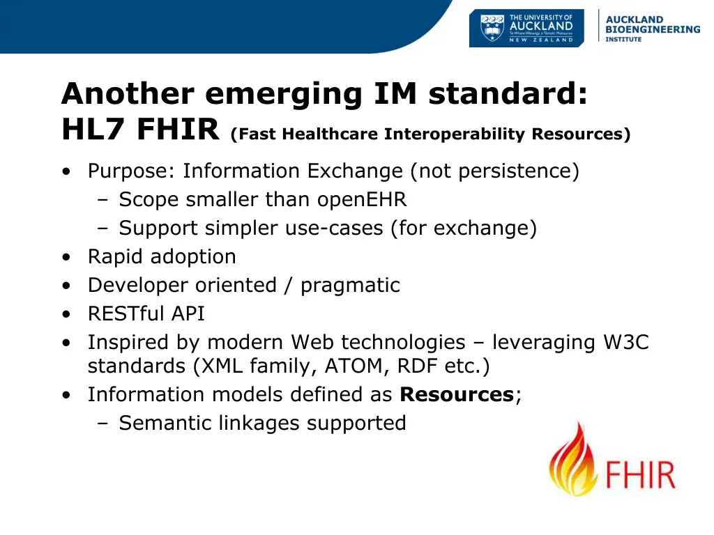 another emerging im standard hl7 fhir fast
