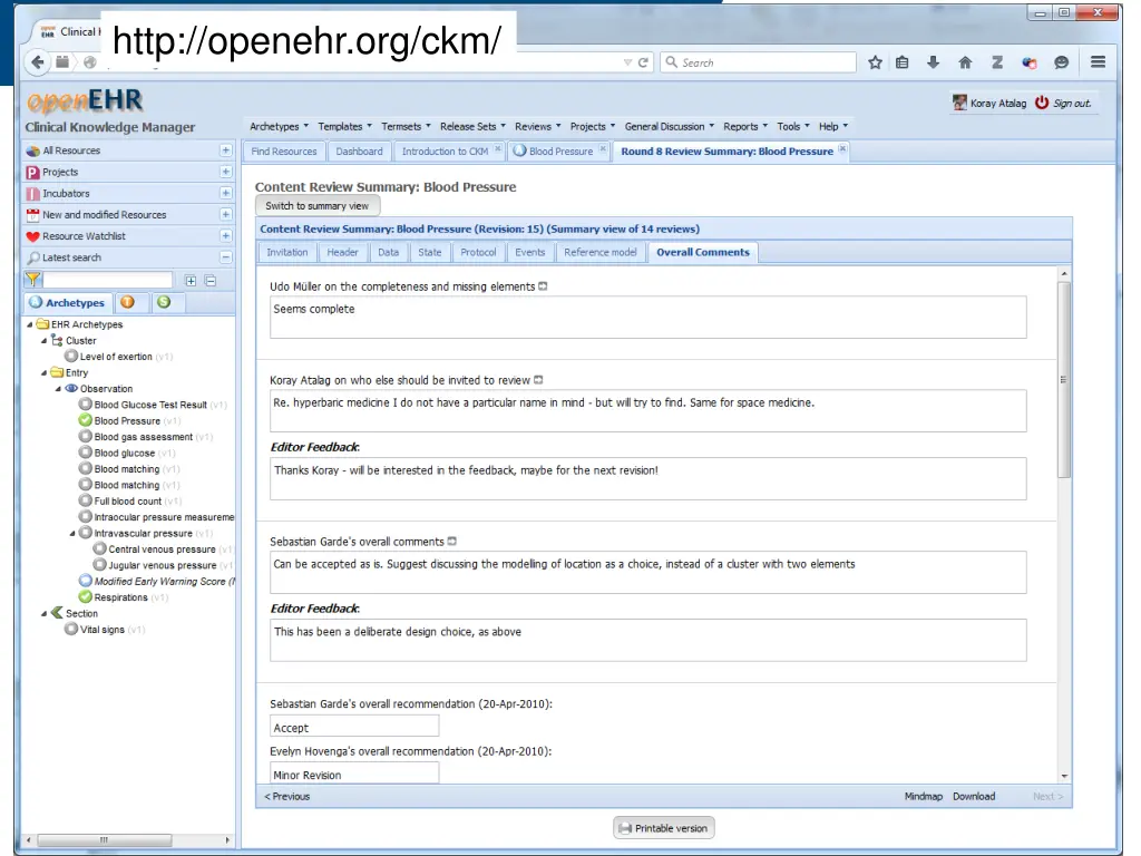 http openehr org ckm 2