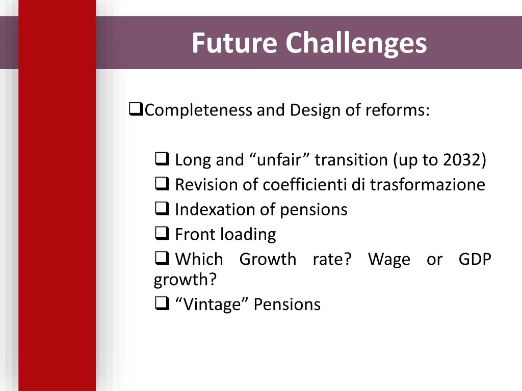 future challenges
