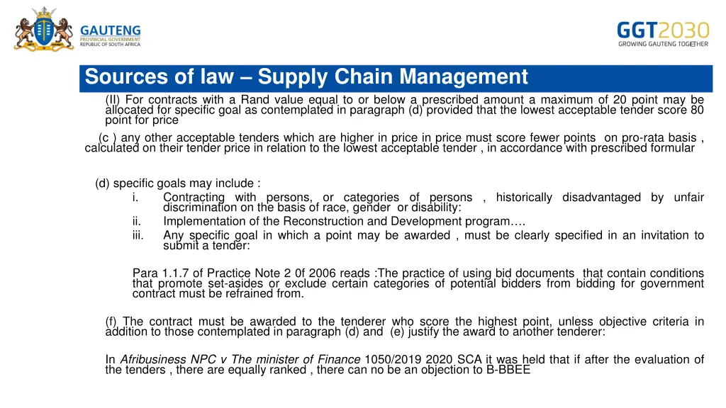 sources of law supply chain management 2