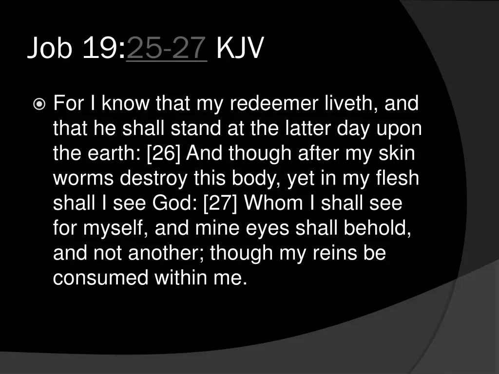 job 19 25 27 kjv
