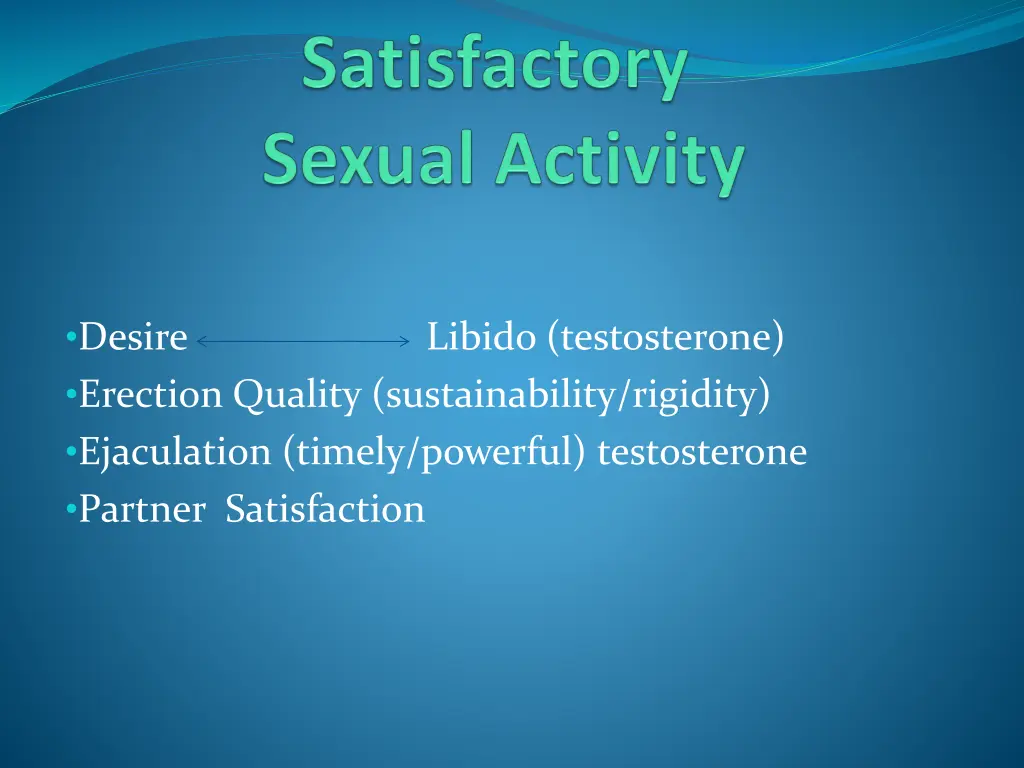 desire libido testosterone erection quality
