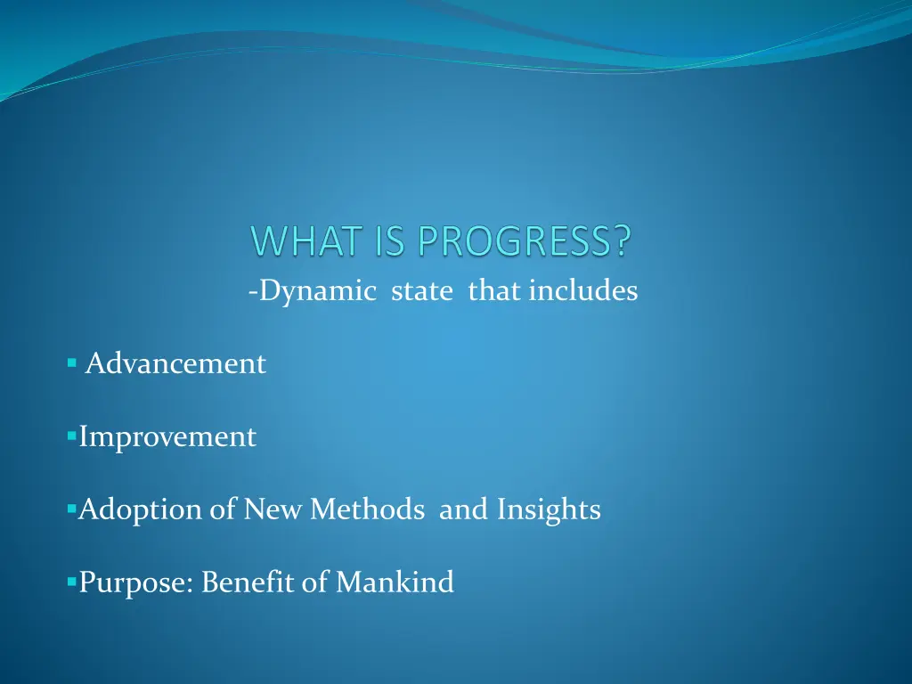 dynamic state that includes