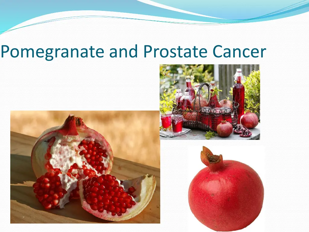 pomegranate and prostate cancer