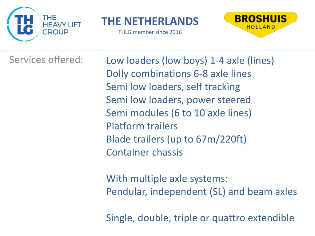 the netherlands thlg member since 2016 3
