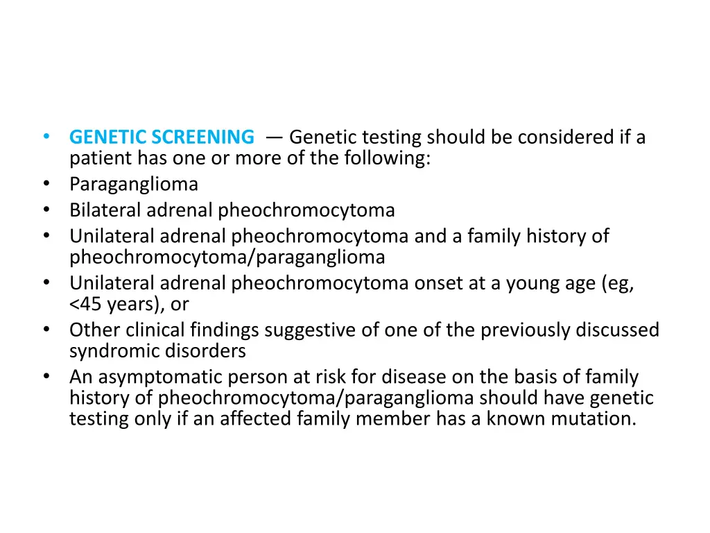 genetic screening genetic testing should