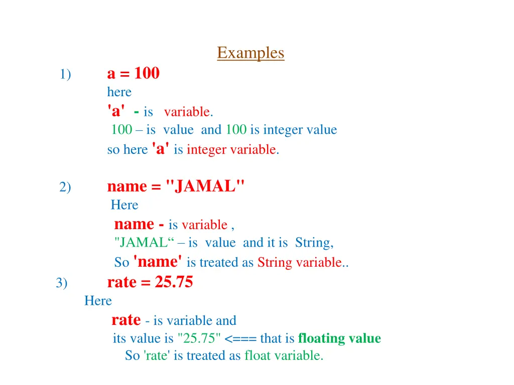 examples