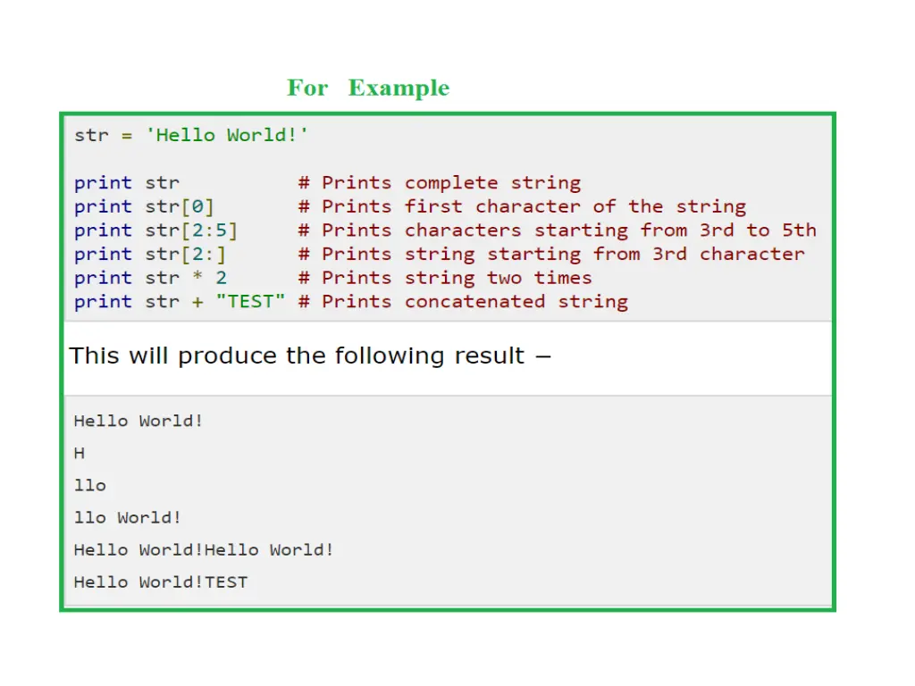 python strings 1