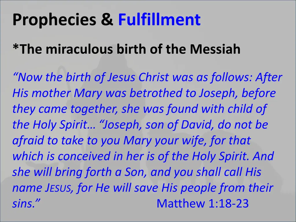 prophecies fulfillment 10