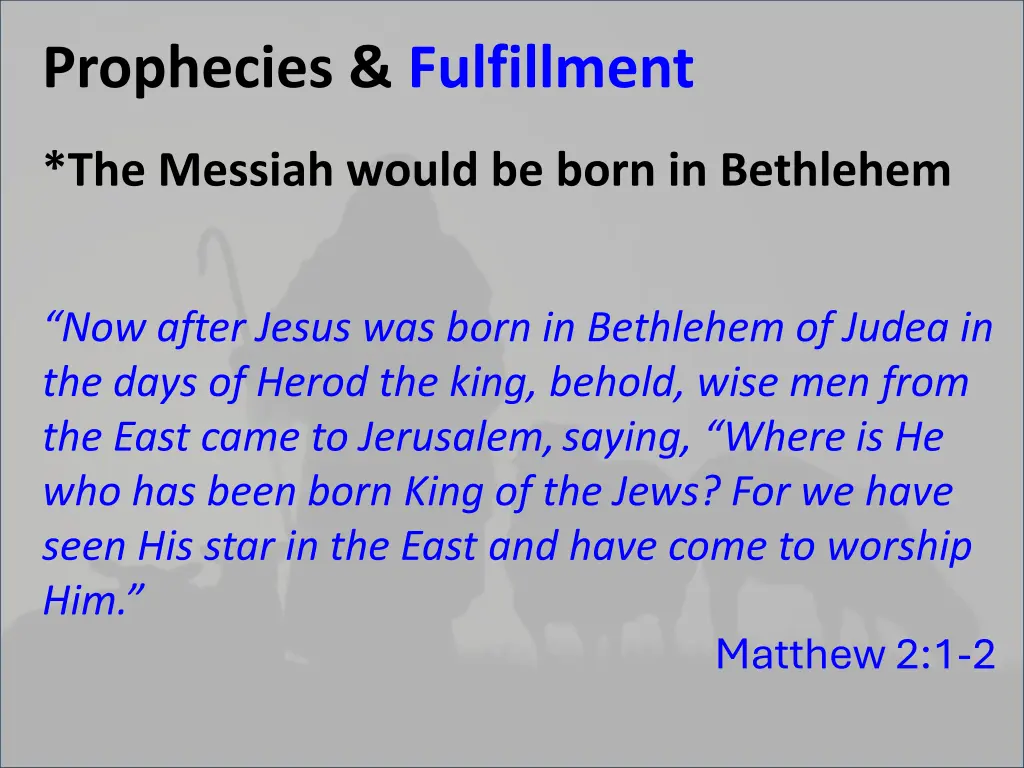 prophecies fulfillment 7