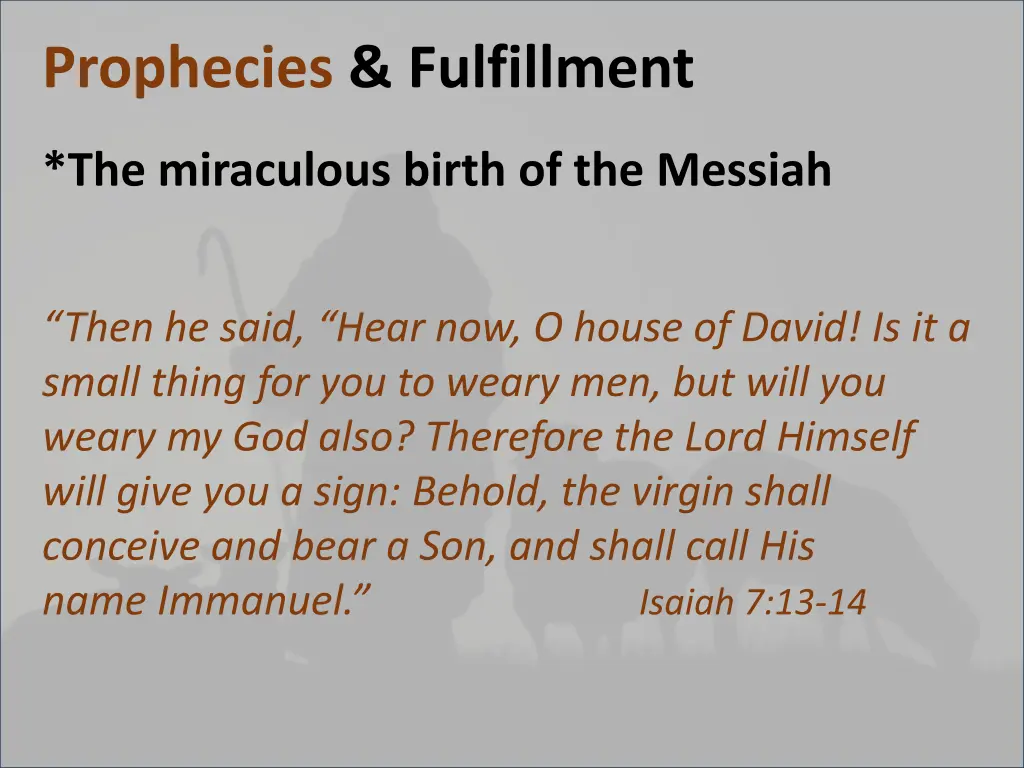 prophecies fulfillment 9