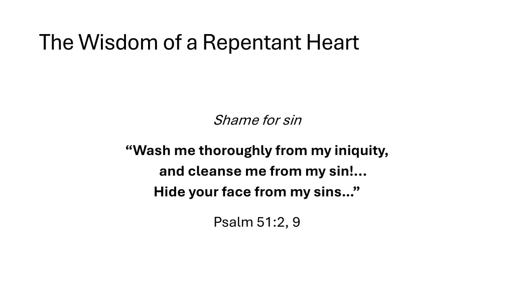 the wisdom of a repentant heart 4