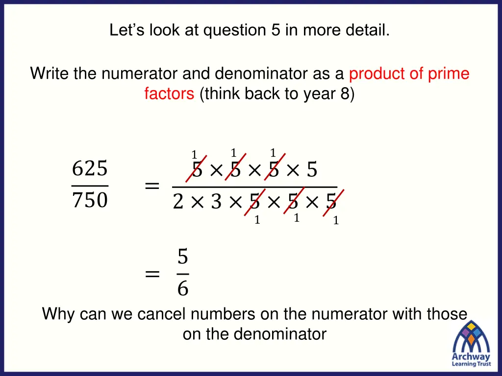 let s look at question 5 in more detail