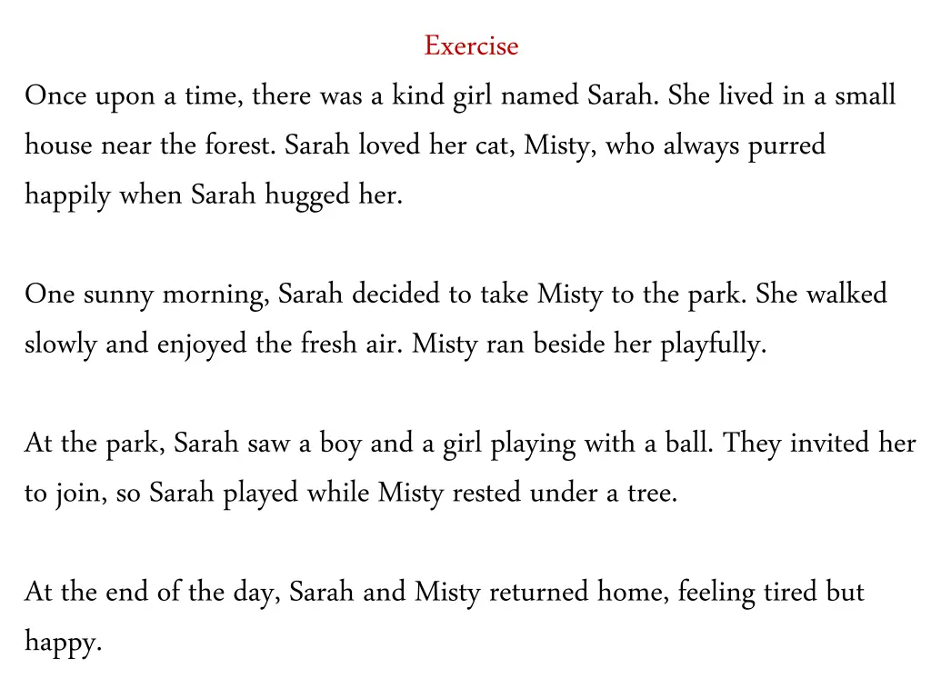 exercise