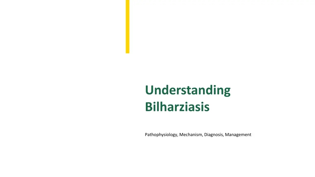 understanding bilharziasis