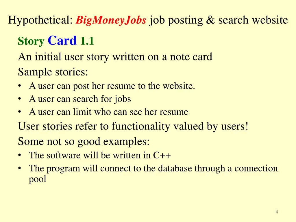 hypothetical bigmoneyjobs job posting search