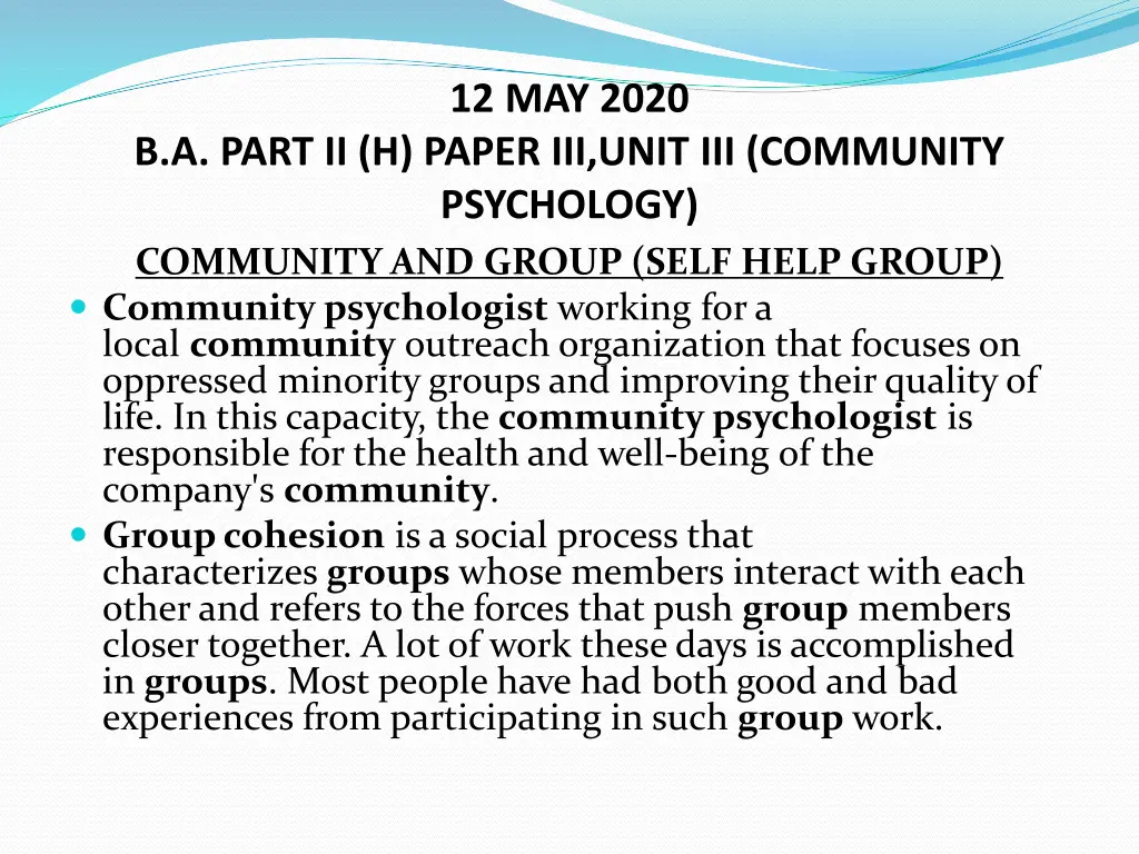 12 may 2020
