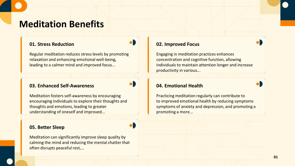 meditation benefits