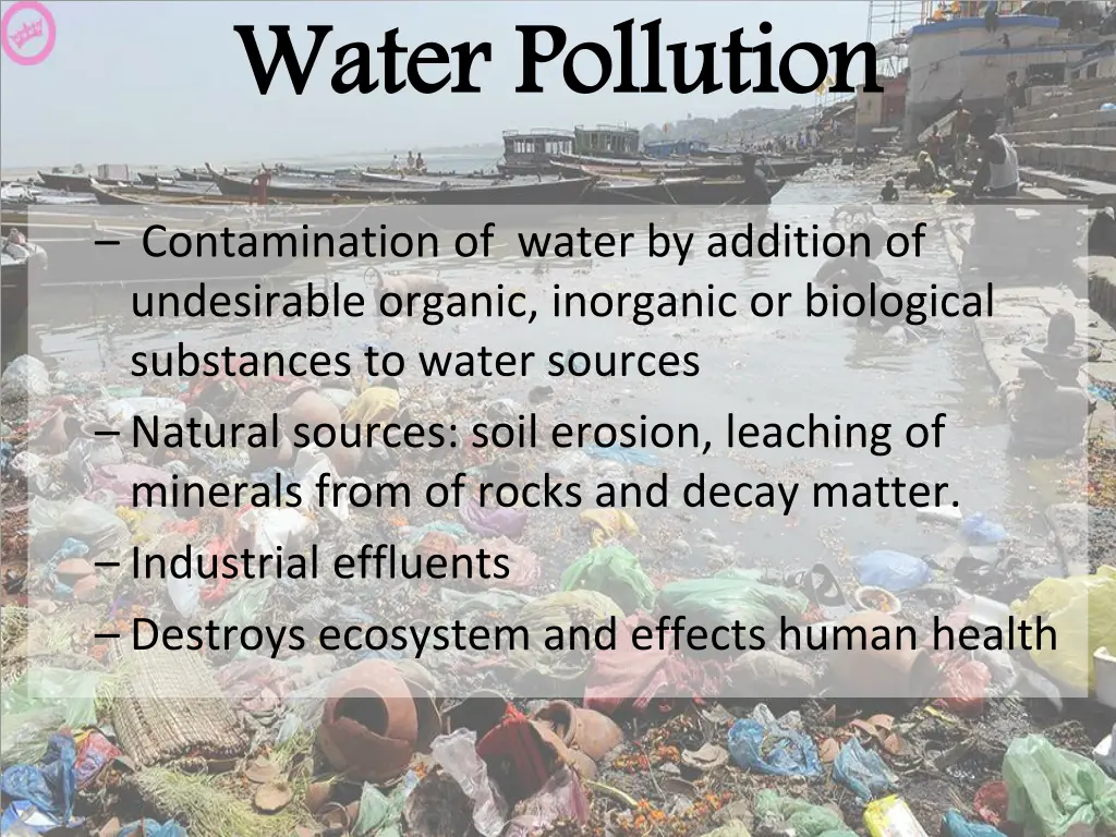water pollution