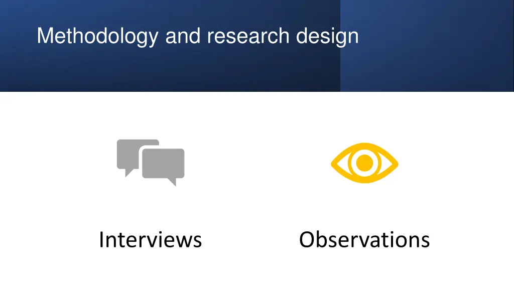 methodology and research design