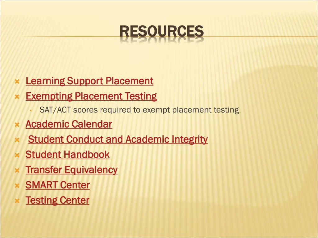 resources resources