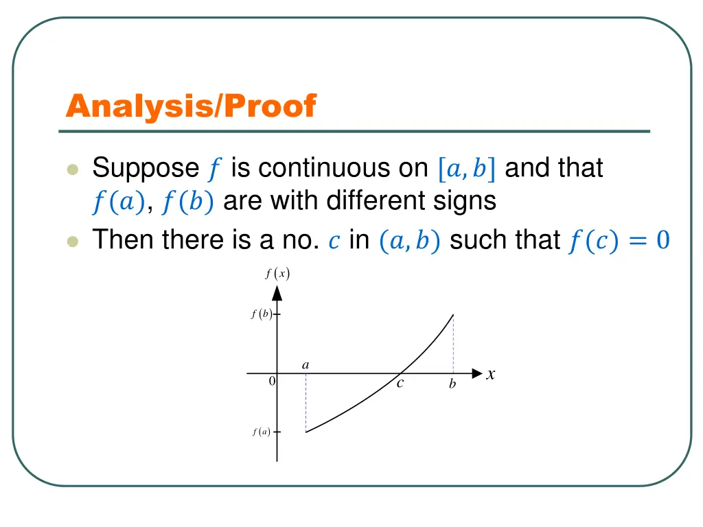analysis proof